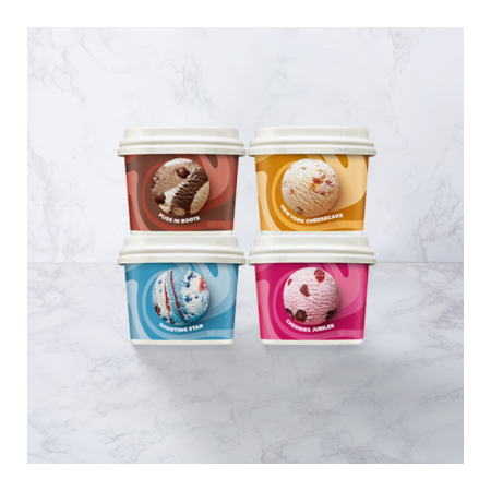 배스킨라빈스 블록팩 (170ml) 4개 SET