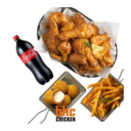 BHC 골드킹 콤보+뿌링치즈볼+케이준프라이+콜라1.25L