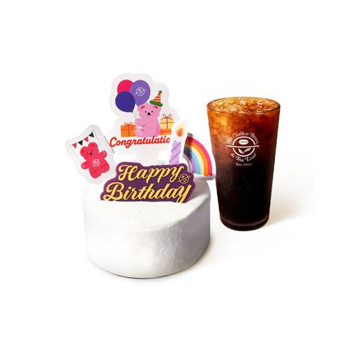커피빈 나만의 해피버스데이 케익 + 아메리카노 (S)