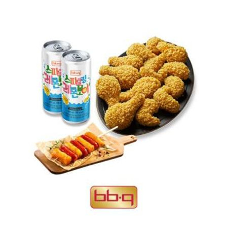 BBQ 황금올리브콤보+소떡+레몬보이2캔