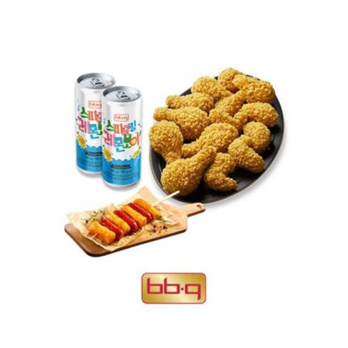 BBQ 황금올리브콤보+소떡+레몬보이2캔