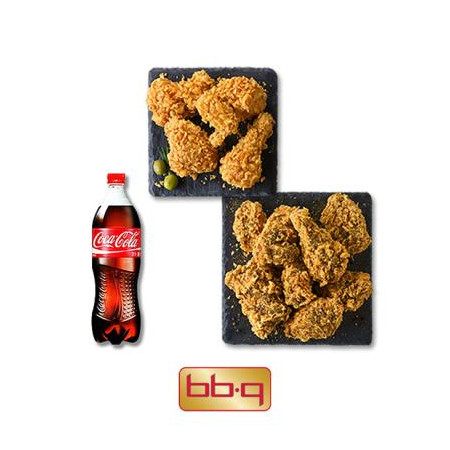 BBQ 오리지널 반반(황금올리브+블랙페퍼)+콜라1.25L