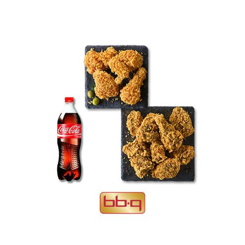 BBQ 오리지널 반반(황금올리브+블랙페퍼)+콜라1.25L
