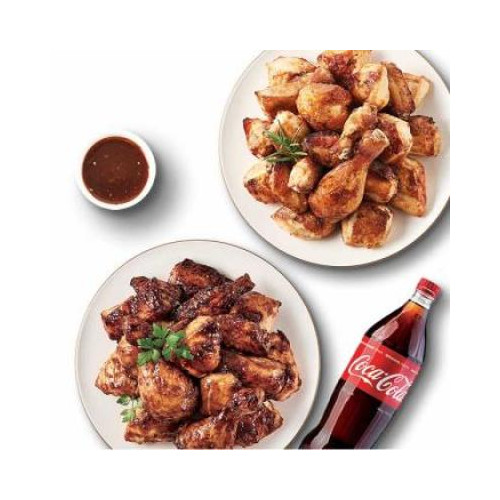 굽네치킨 반반B(갈비천왕 반반)+콜라1.25L