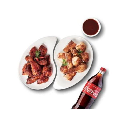 굽네치킨 반반A(볼케이노 반반)+콜라1.25L
