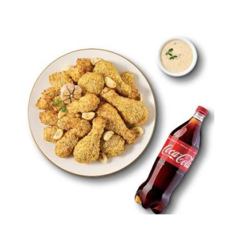 굽네치킨 남해마늘바사삭 콤보+콜라1.25L