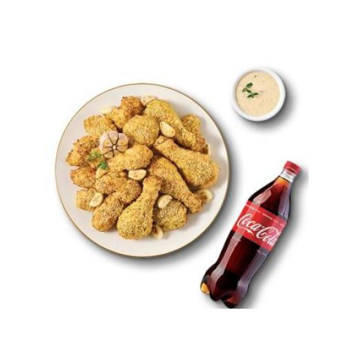 굽네치킨 남해마늘바사삭 콤보+콜라1.25L