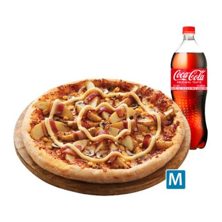 도미노피자 포테이토(씬)M+ 콜라1.25L