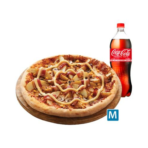 도미노피자 포테이토(씬)M+ 콜라1.25L