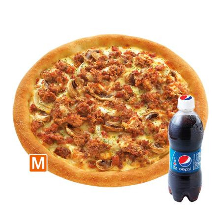 미스터피자 불고기M+콜라500