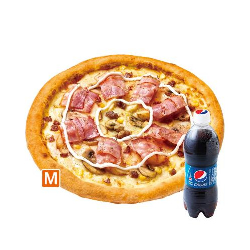 미스터피자 포테이토M+콜라500
