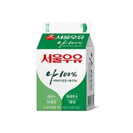 서울)흰우유200ml
